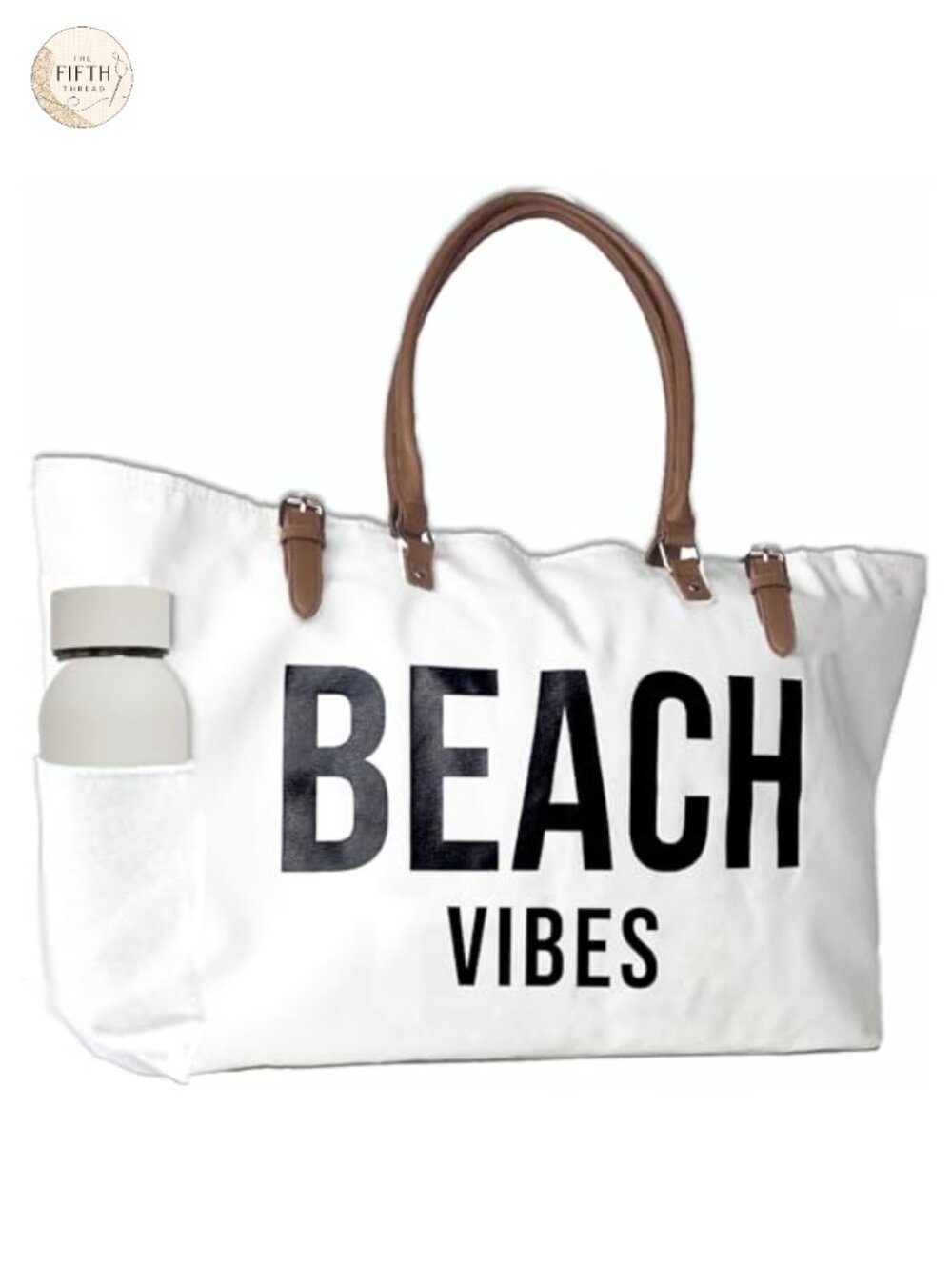 Waterproof Beach Bag Tote with Pockets for Women